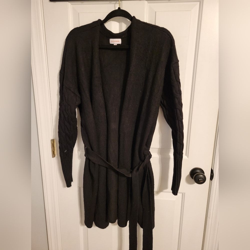 Molly & Isadora long belted cardigan, size 2X